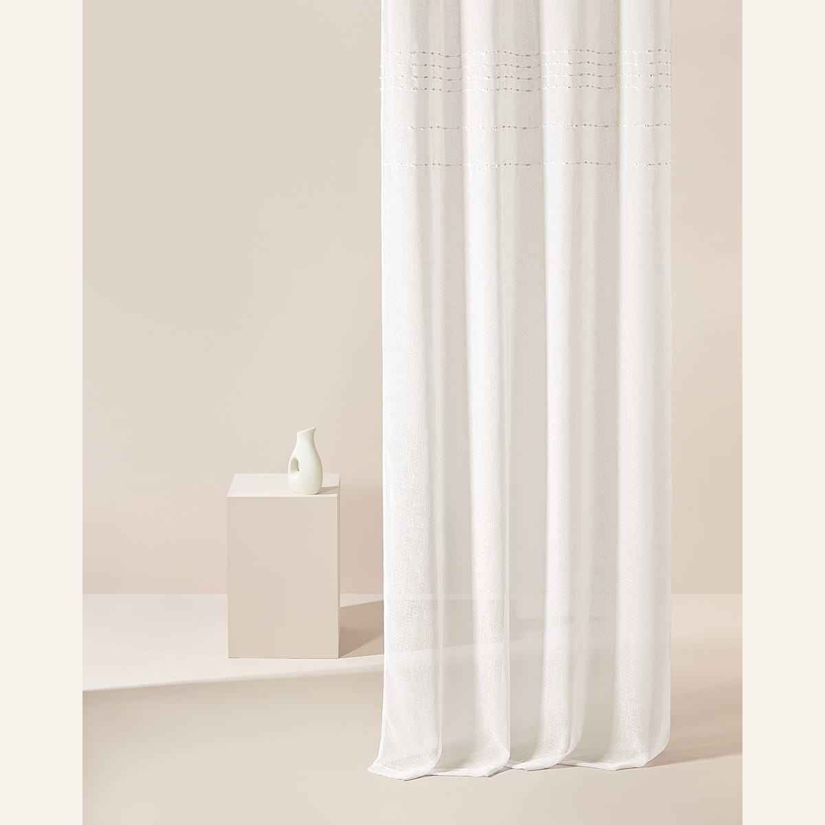 FIRANA MARISA - KREMOWA 140x260 Przelotka