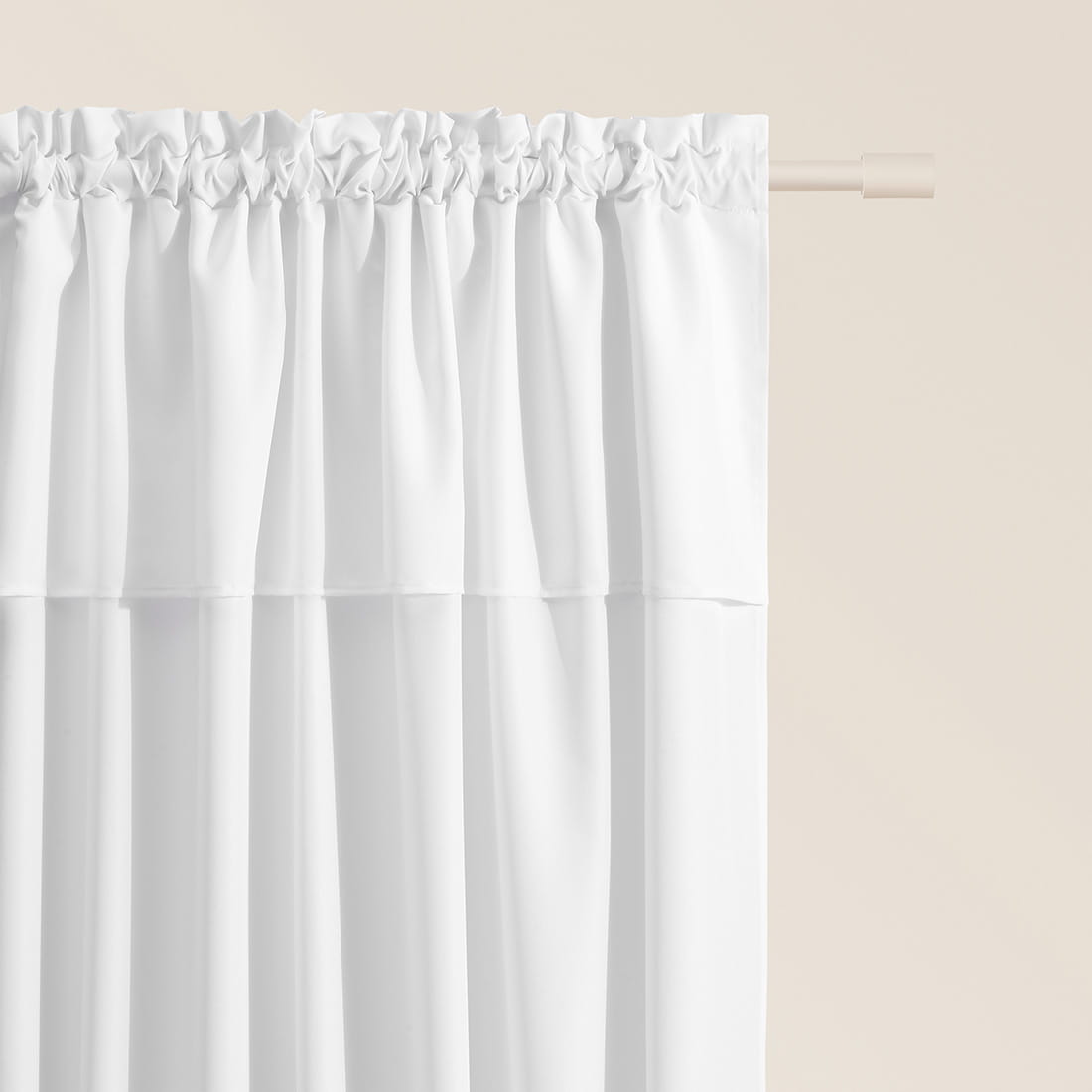 ZASŁONA MIA - BIAŁA 140x280 Taśma