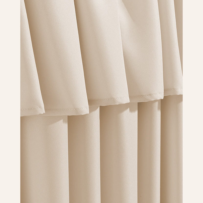 ZASŁONA MIA - KREMOWA 140x280 PRZELOTKA