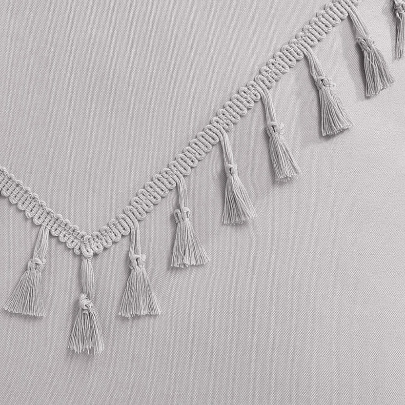 PODUSZKA DEKORACYJNA CHLOE - SZARA JASNA 45x45 