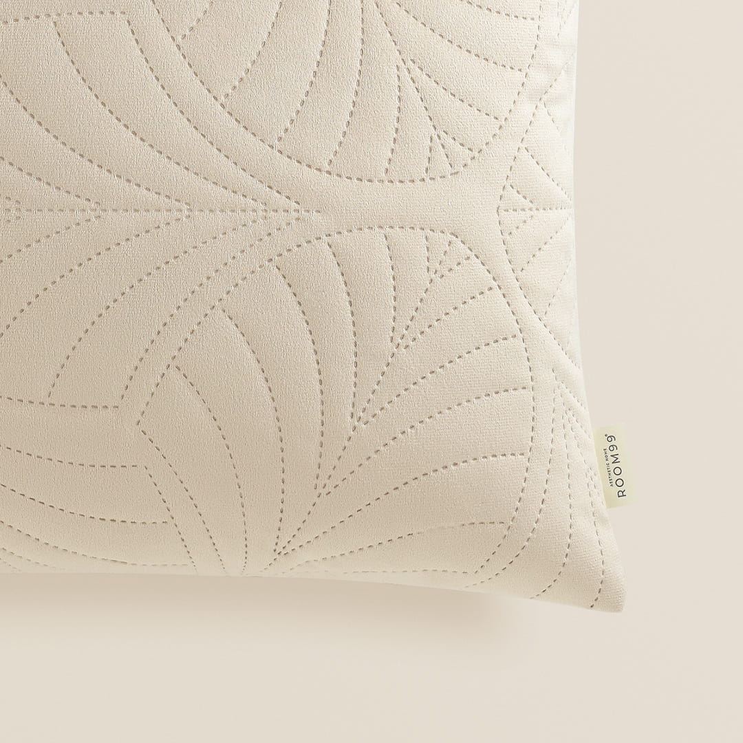 POSZEWKA DEKORACYJNA FEEL - KREMOWA 45x45  