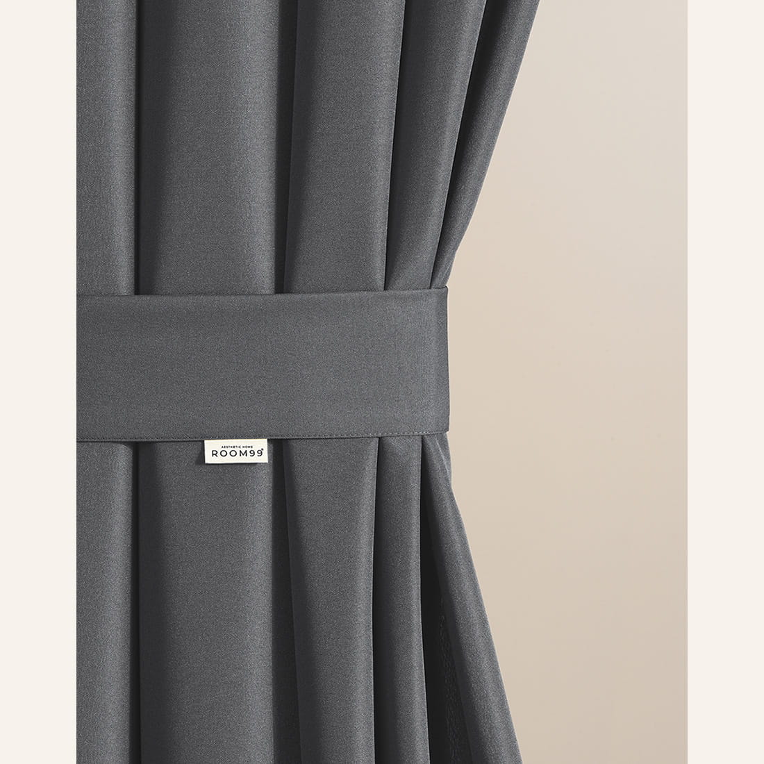 ZASŁONA NA TARAS GARDEN LINE - Szara ciemna 155x220 Taśma