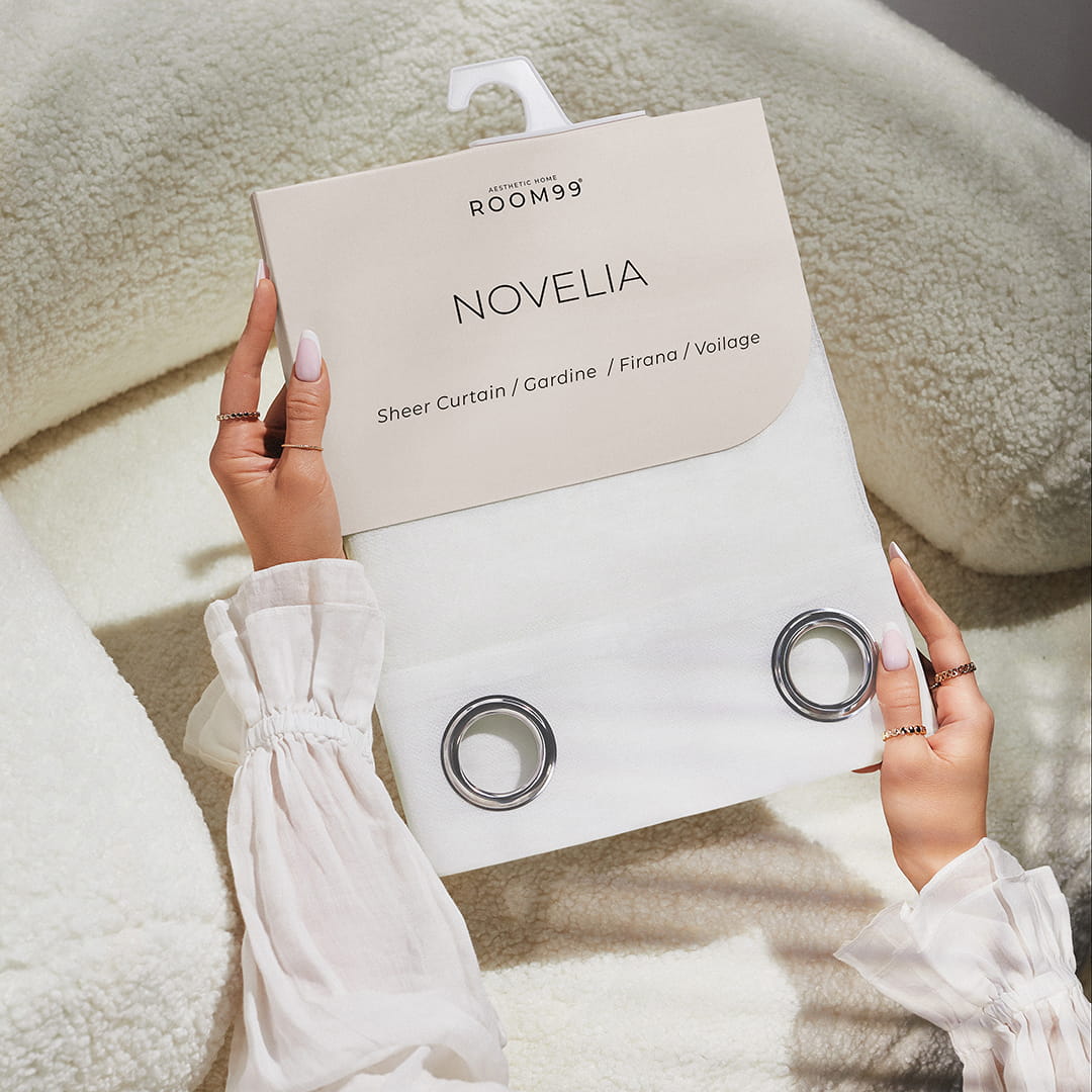 FIRANA NOVELIA - BIAŁA 140x280 Przelotka