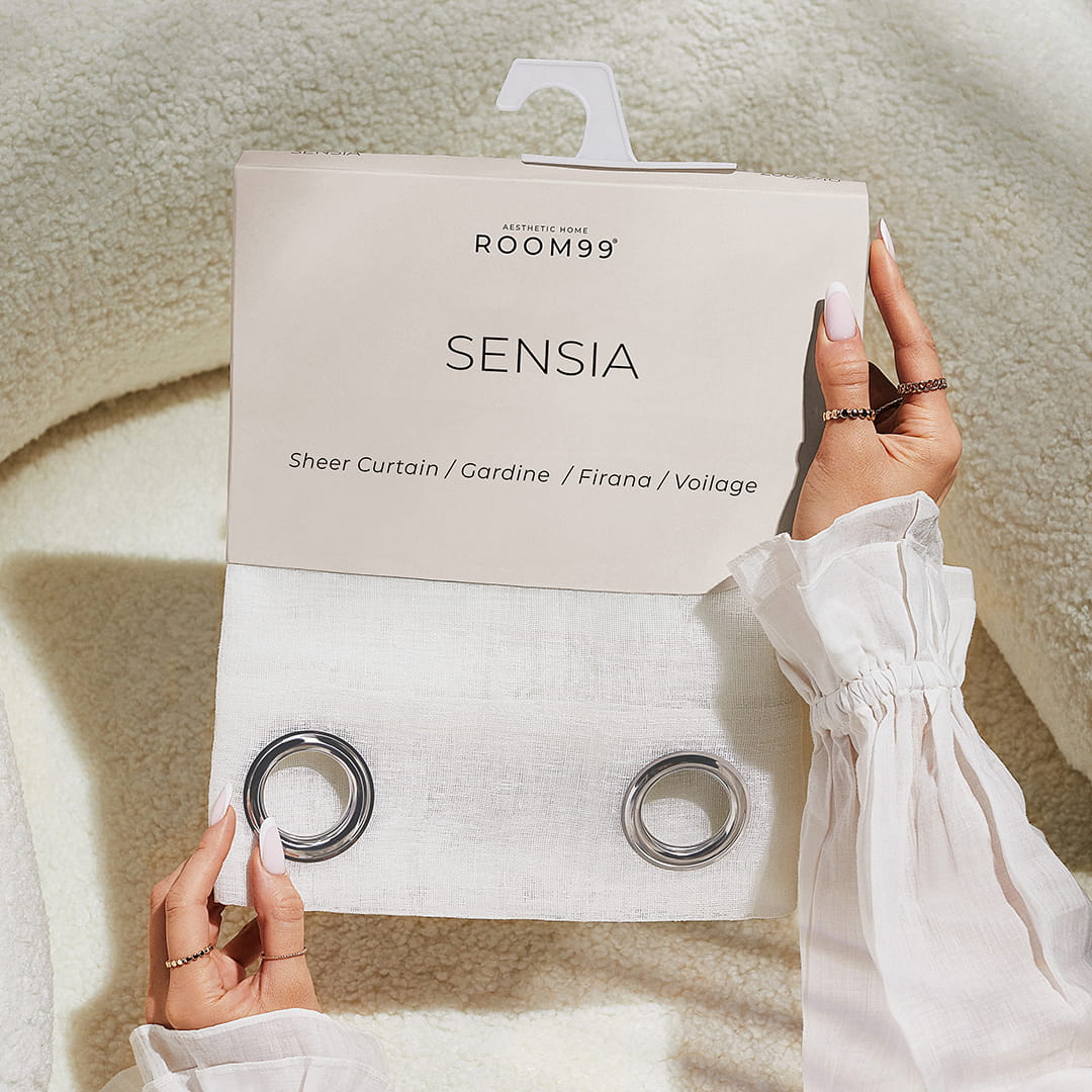 FIRANA SENSIA - BIAŁA 140x280 Przelotka