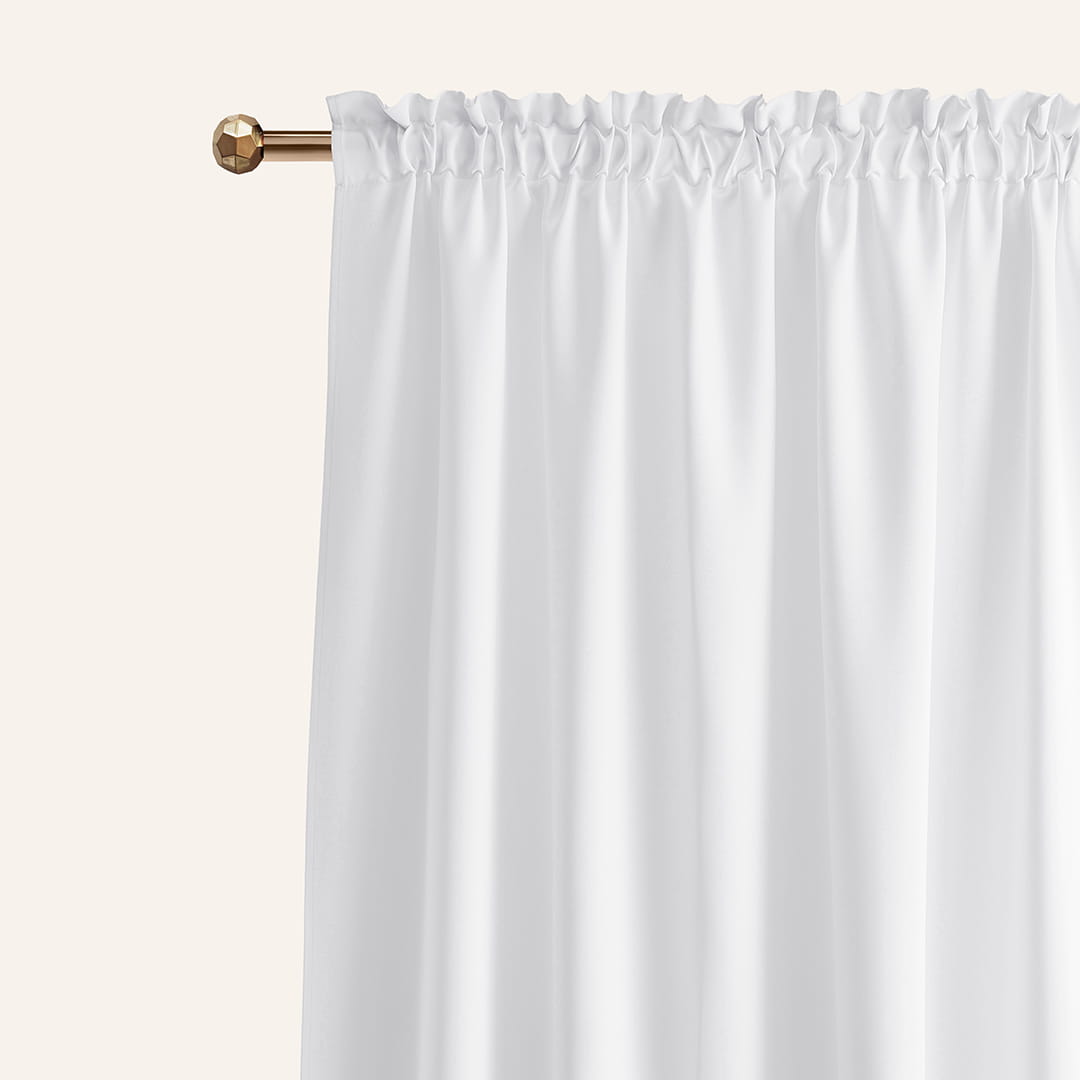 ZASŁONA ZACIEMNIAJĄCA LAUREL - BIAŁA 140x280 TAŚMA