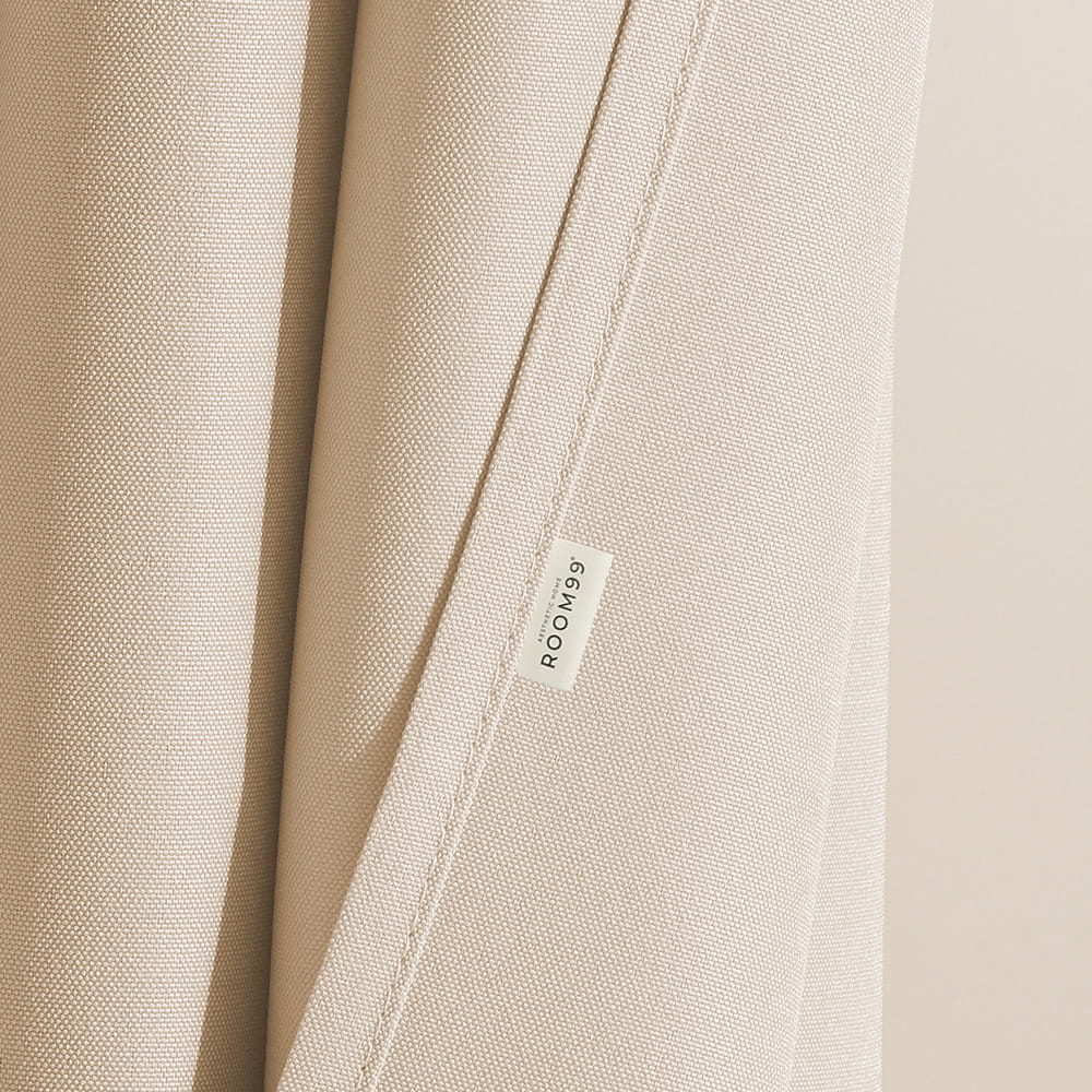 ZASŁONA AURA - KREMOWA 140x300 SREBRNA PRZELOTKA