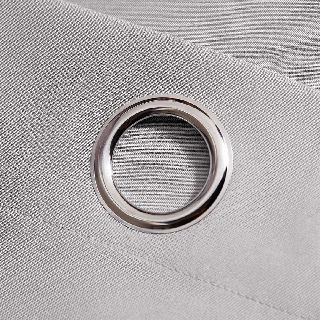 ZASŁONA LARA - SZARA JASNA 140x260 PRZELOTKA