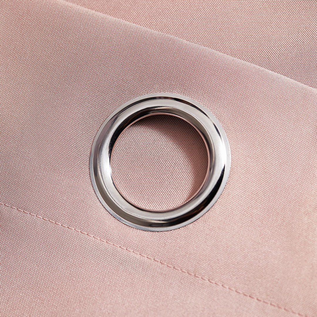 ZASŁONA LARA - PUDROWY RÓŻ 140x250 PRZELOTKA 