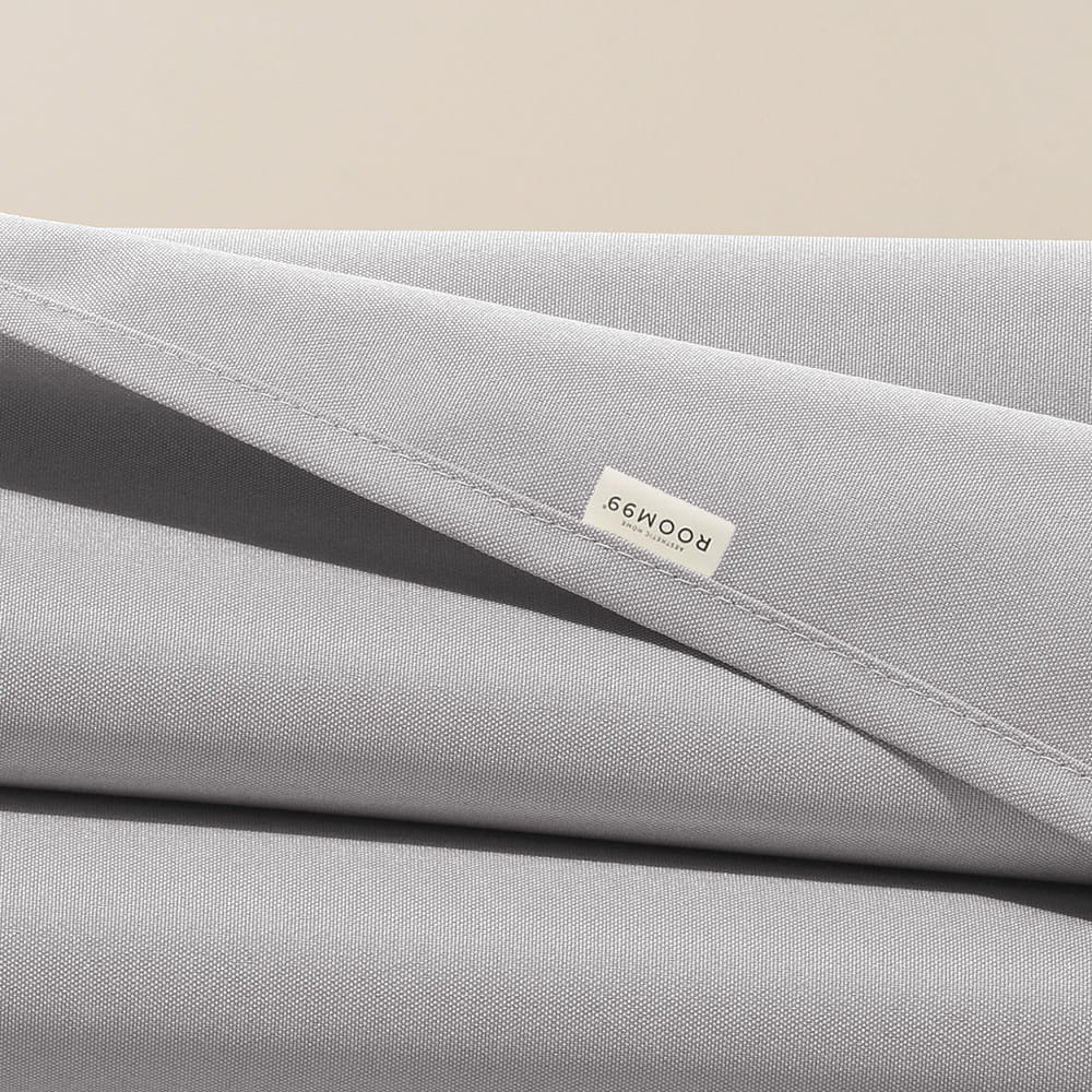 ZASŁONA CHLOE - SZARA JASNA 140x260 PRZELOTKA