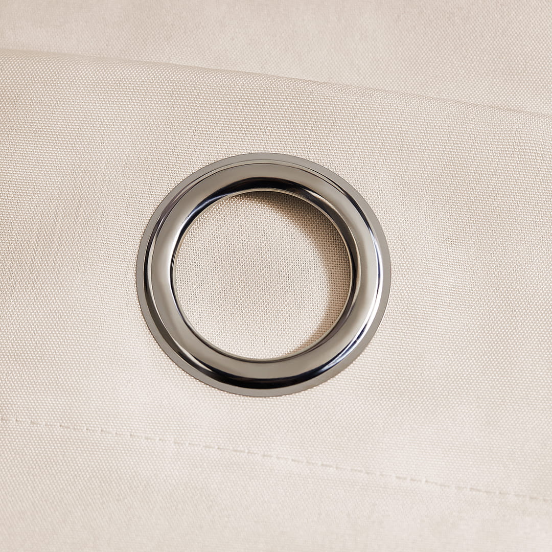 ZASŁONA CHLOE - KREMOWA JASNA 140x260 PRZELOTKA