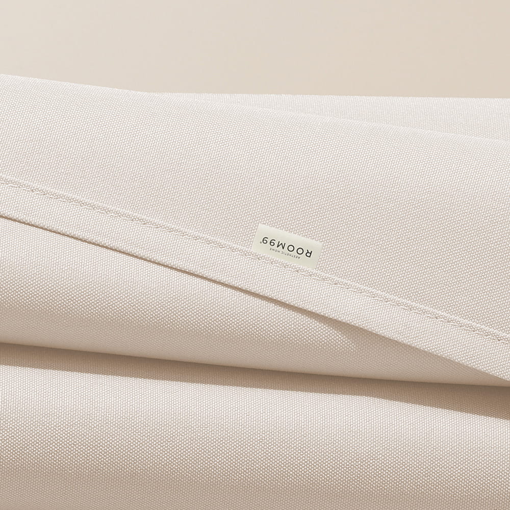 ZASŁONA CHLOE - KREMOWA JASNA 140x250 Taśma