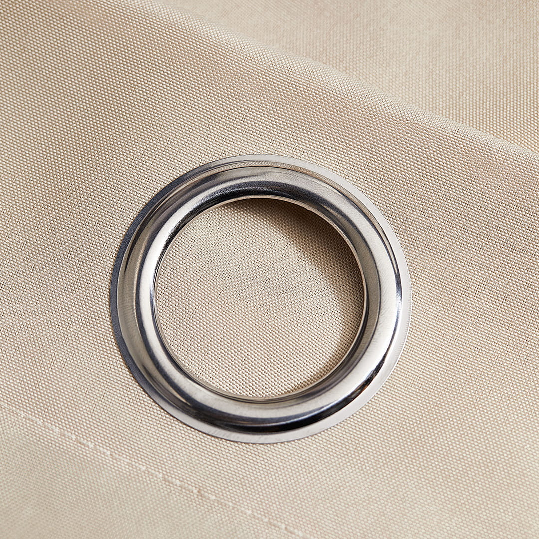 ZASŁONA CHLOE - KREMOWA 140x250 PRZELOTKA