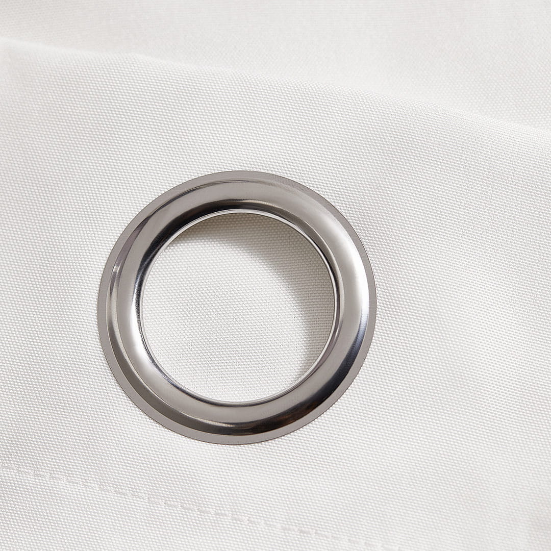 ZASŁONA CHLOE - ZŁAMANA BIEL 140x260 PRZELOTKA