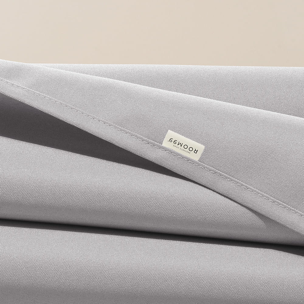 ZASŁONA MIA - SZARA JASNA 140x260 Taśma