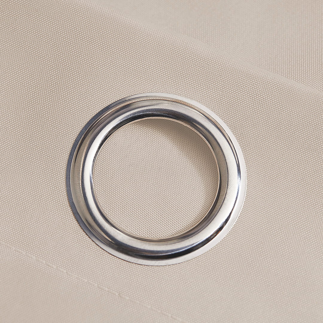 ZASŁONA MIA - BEŻOWA JASNA 140x280 PRZELOTKA