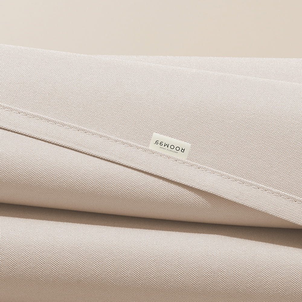 ZASŁONA MIA - BEŻOWA JASNA 140x280 PRZELOTKA