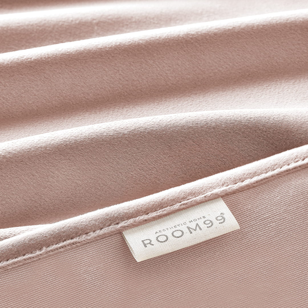 ZASŁONA WELUROWA BIANCA - PUDROWY RÓŻ 180x250 SREBRNA PRZELOTKA