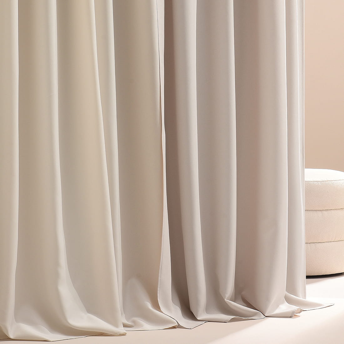 ZASŁONA ZACIEMNIAJĄCA LAUREL - KREMOWA 180x280 PRZELOTKA