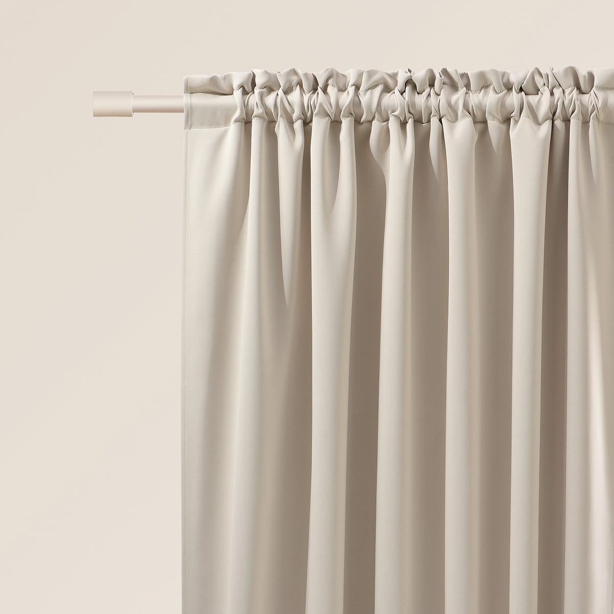 ZASŁONA ZACIEMNIAJĄCA LAUREL - BEŻOWA JASNA 180x280 TAŚMA