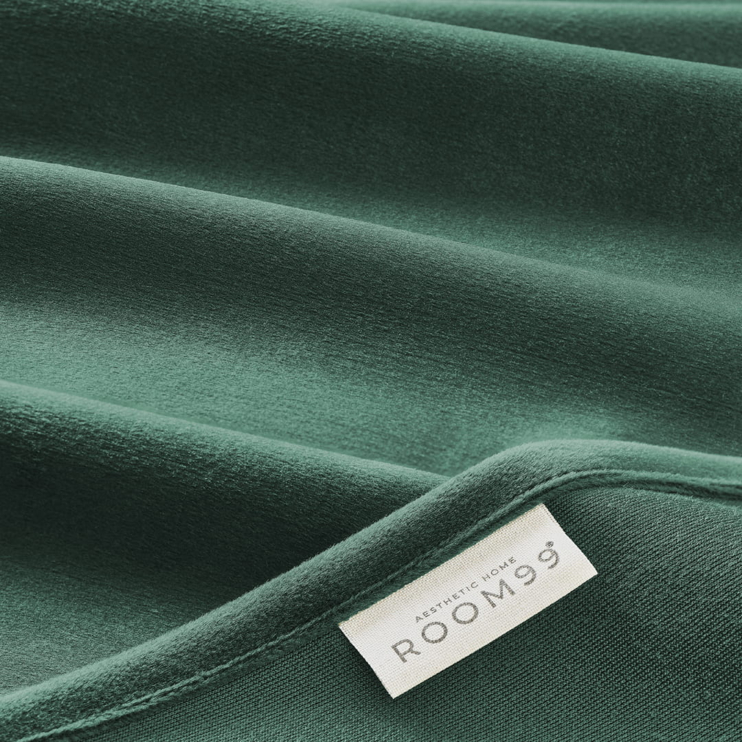 ZASŁONA WELUROWA BIANCA - BUTELKOWA ZIELEŃ 140x270 TAŚMA