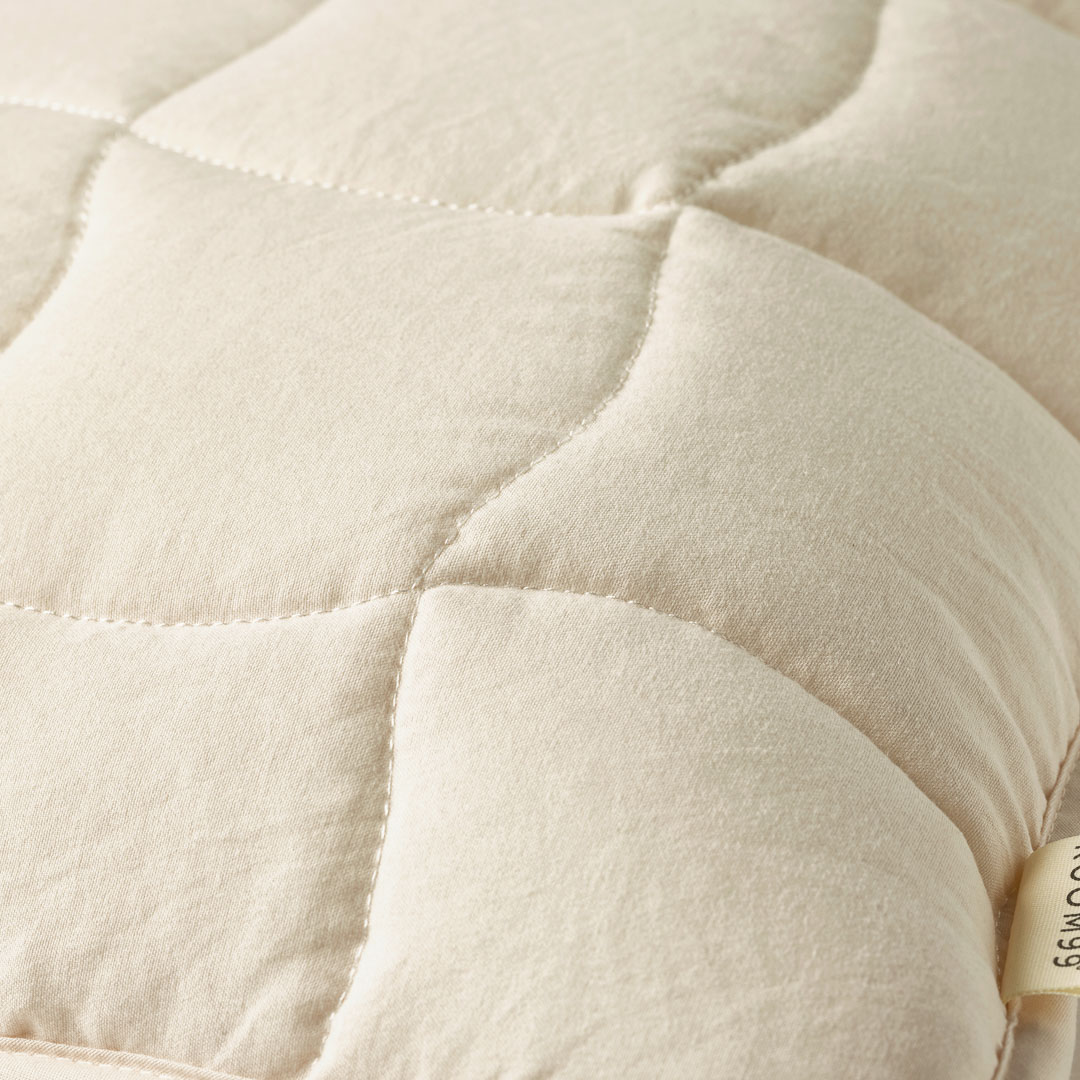 POSZEWKA DEKORACYJNA MARSHMALLOW - KREMOWA 45x45