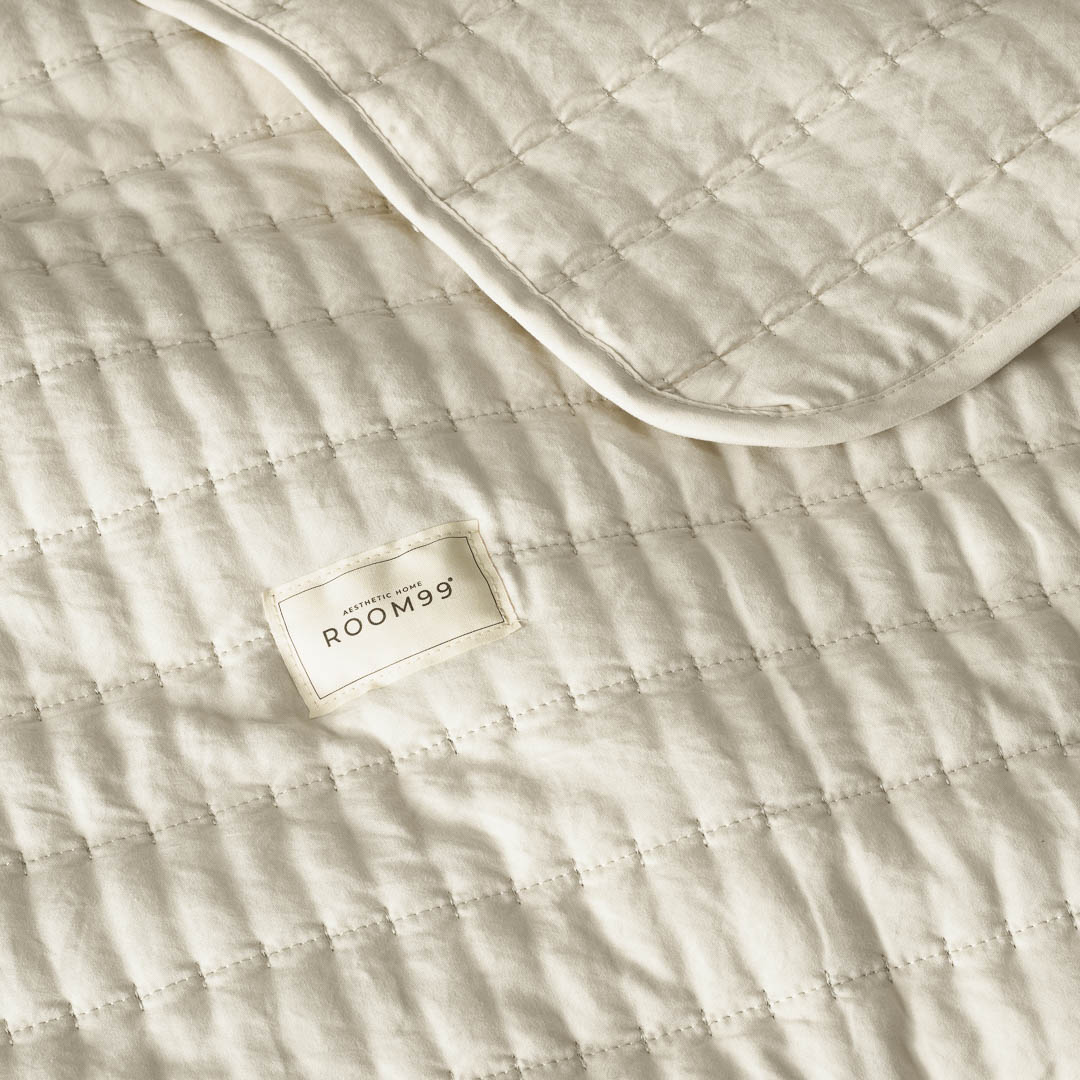 NARZUTA NA ŁÓŻKO MÙSE - BEŻOWA 220x240