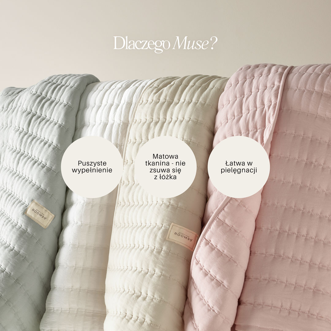 NARZUTA NA ŁÓŻKO MÙSE - BEŻOWA 220x240