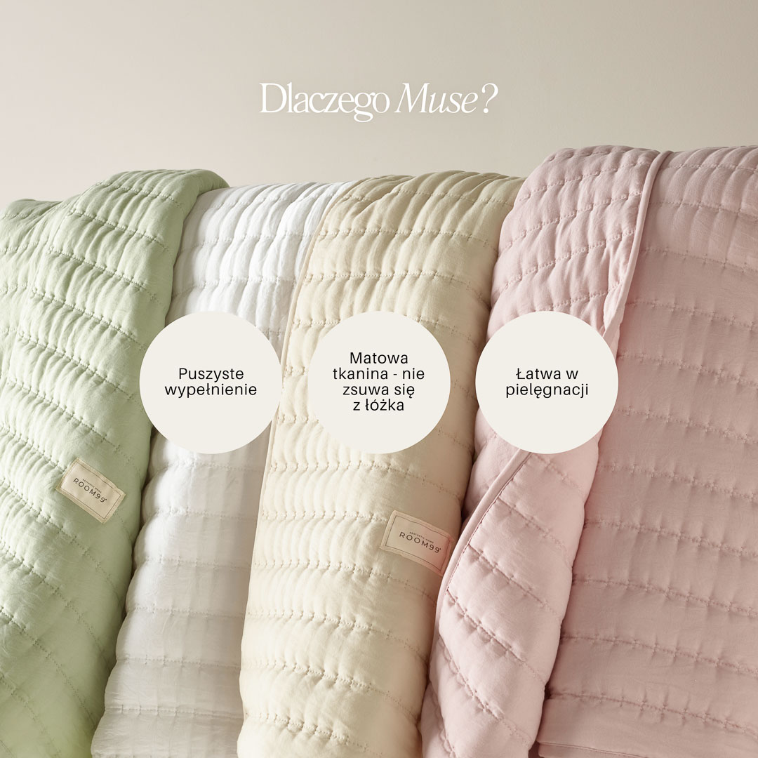 NARZUTA NA ŁÓŻKO MÙSE - ZIELEŃ MATCHA 220x240