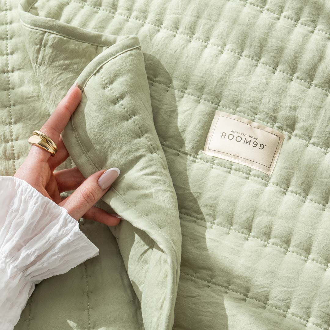 NARZUTA NA ŁÓŻKO MÙSE - ZIELEŃ MATCHA 220x240