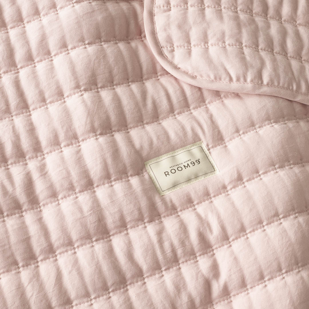 NARZUTA NA ŁÓŻKO MÙSE - PUDROWY RÓŻ 220x240