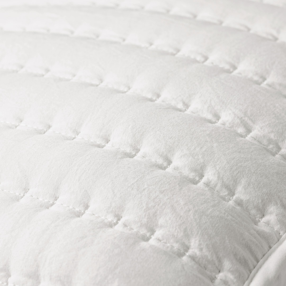 POSZEWKA DEKORACYJNA MÙSE - ZŁAMANA BIEL 45x45