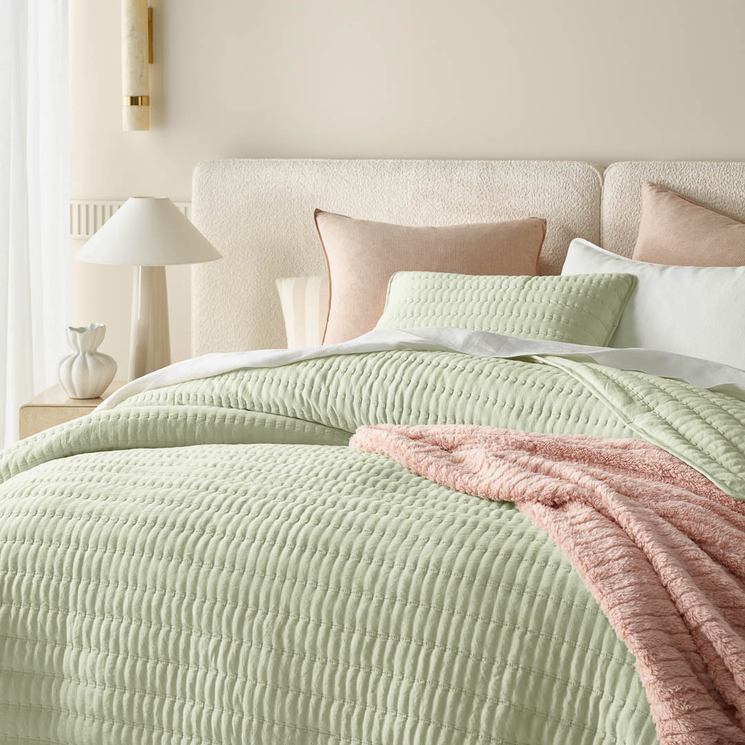 POSZEWKA DEKORACYJNA MÙSE - ZIELEŃ MATCHA 30x50