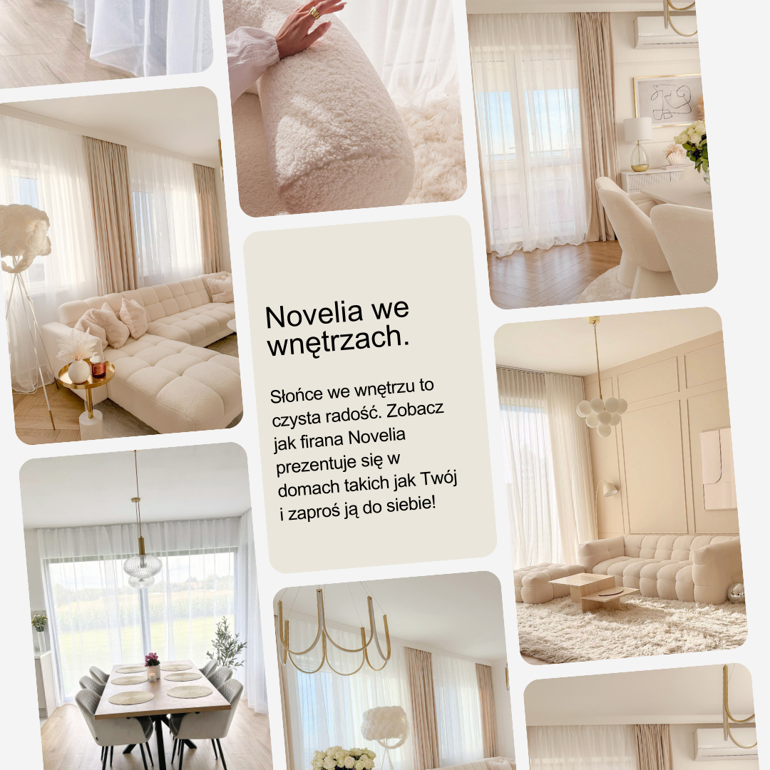 FIRANA NOVELIA - BIAŁA 200x250 Przelotka