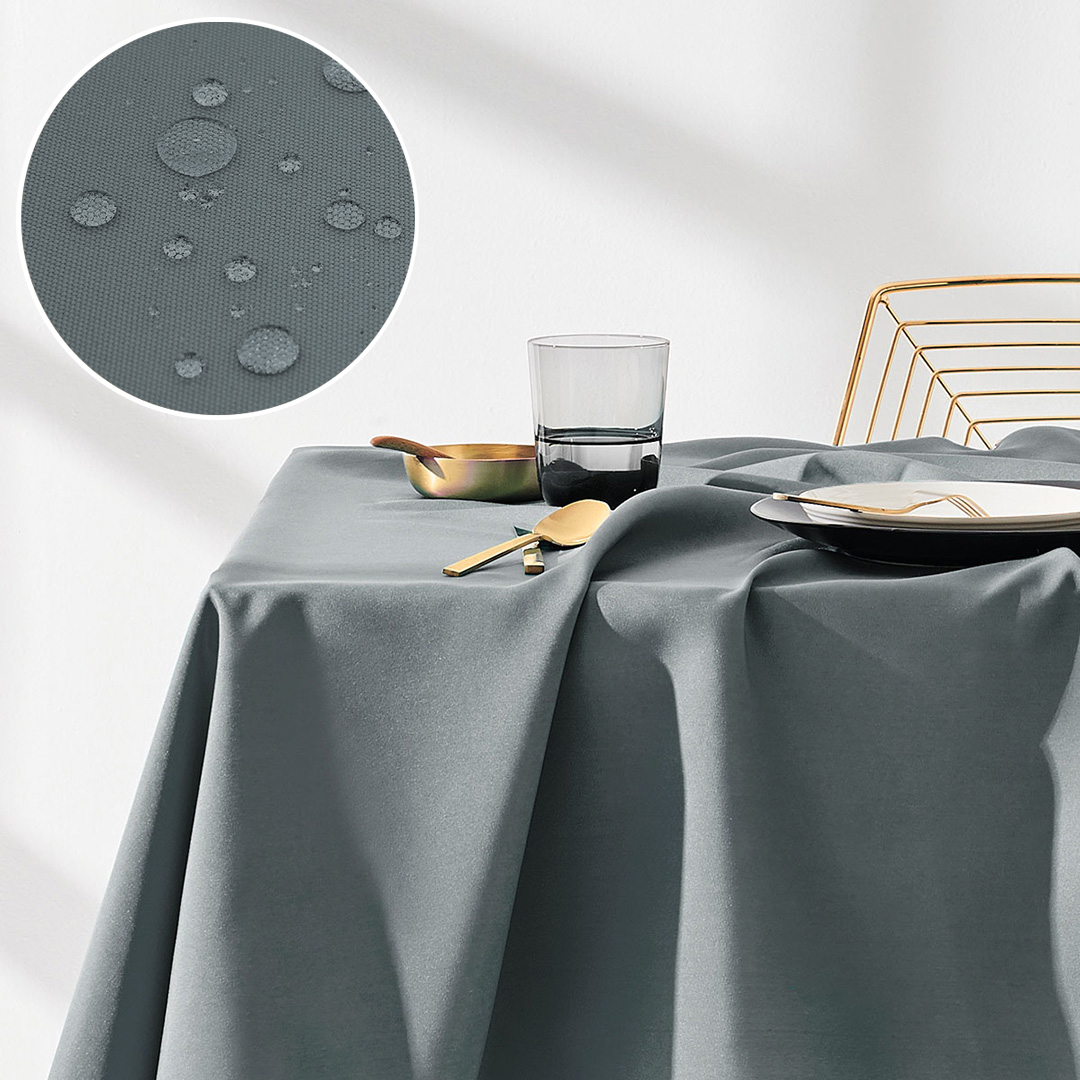  Elegancki obrus szary Aura 140 x 200 cm 