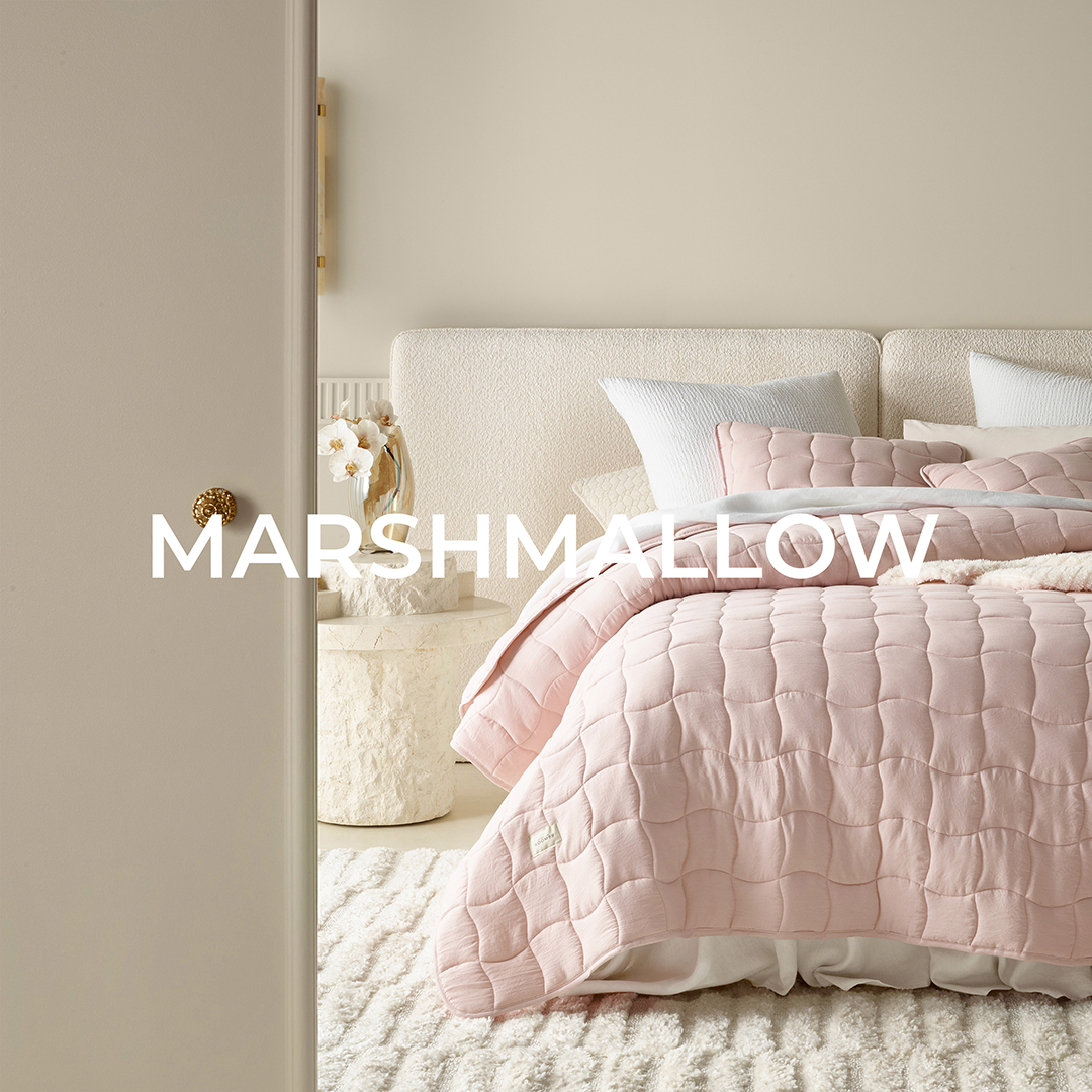 NARZUTA NA ŁÓŻKO MARSHMALLOW - PUDROWY RÓŻ 200x220
