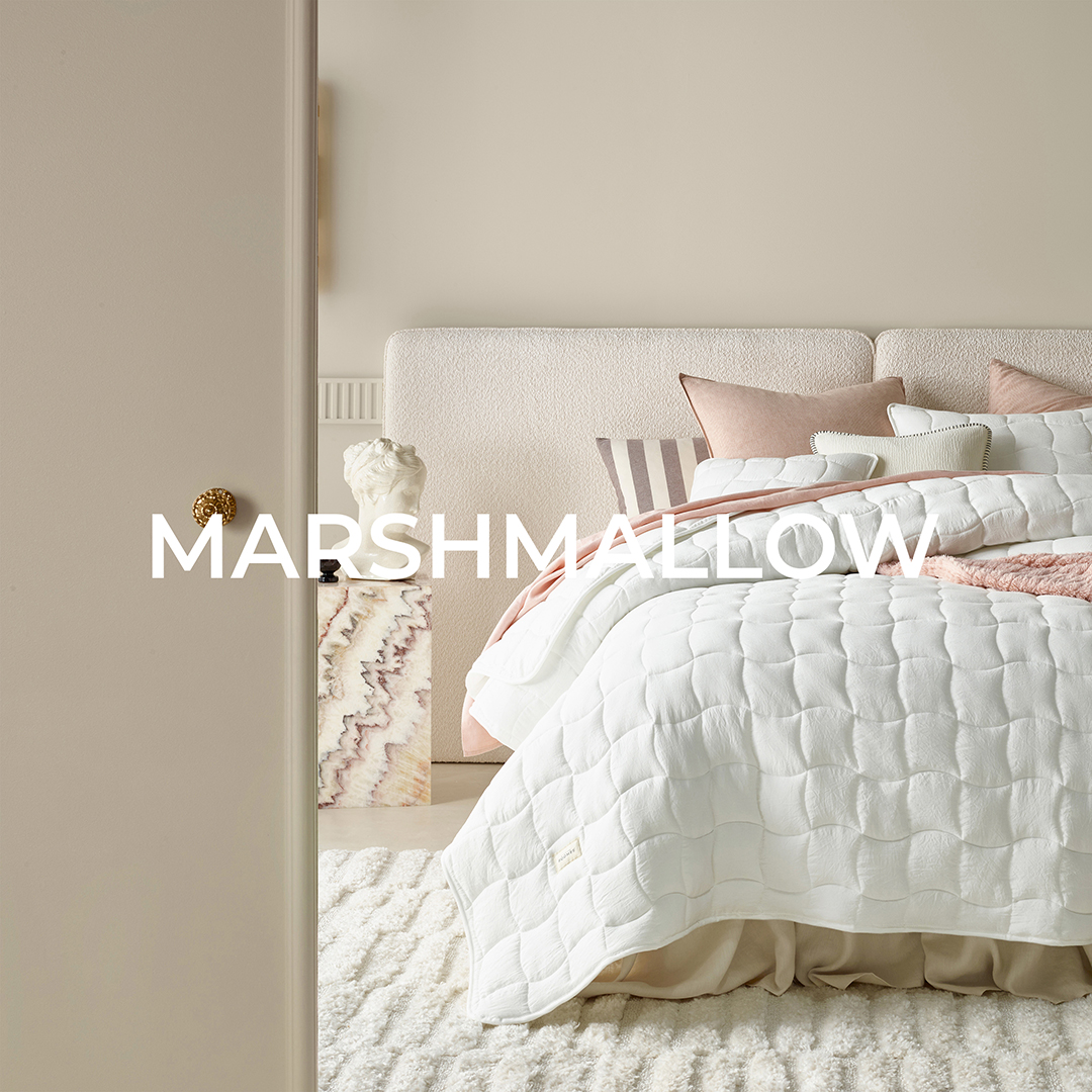 NARZUTA NA ŁÓŻKO MARSHMALLOW - ZŁAMANA BIEL 170x210